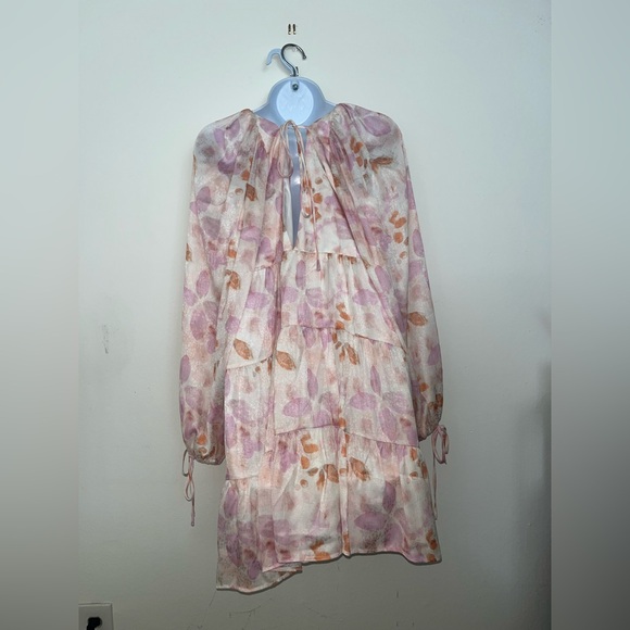 House of Harlow x REVOLVE Fleura Mini Dress in Watercolor Floral Size M - Picture 9 of 16